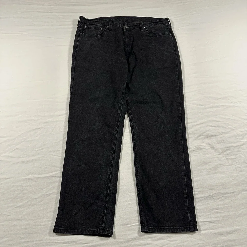 Levi's 541 Athletic Tapered Mid‎ Rise Stretch Flex Denim Men's Dark Wash 38x30